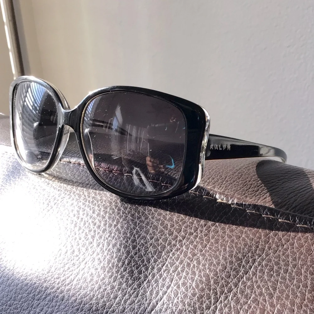 Ralph by Ralph Lauren RA 5102 Black Crystal Sunglasses